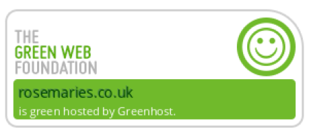 This is a Green Web Foundation certified site.  Environmental hosting for organic rosemary by Greenhost.